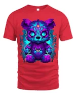 Tshirt Mystic Energy Bear - red t-shirt on white background