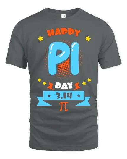 Cool Math Pi 3.14 T-Shirt for Pi Day Fun Science Tee - gray t-shirt on white background
