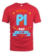 Cool Math Pi 3.14 T-Shirt for Pi Day Fun Science Tee - red t-shirt on white background