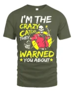 Funny Skeleton Catcher T-Shirt Wild Baseball Humor Tee - military green t-shirt on white background