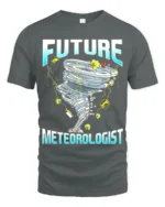 Future Meteorologist T-Shirt Tornado Storm Chaser Tee - gray t-shirt on white background