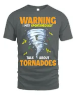 Storm Chaser Humor T-Shirt Tornado Enthusiast Graphic Tee - gray t-shirt on white background
