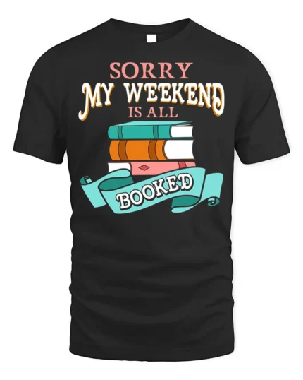 Funny Book Lover Literary Graphic Tee - black t-shirt on white background