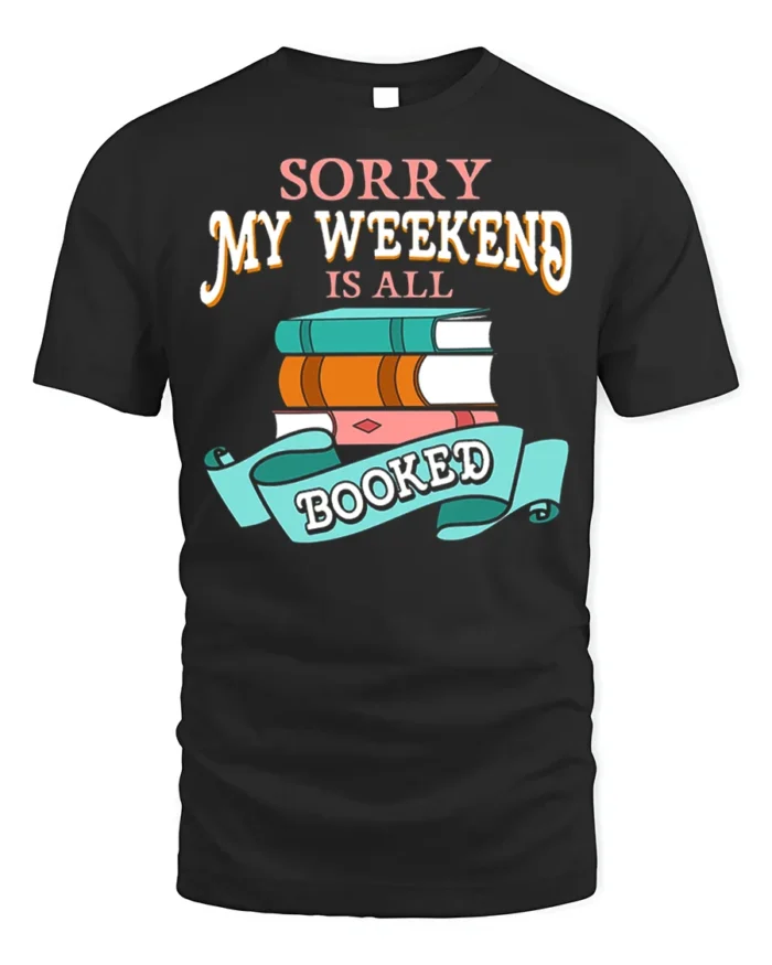 Funny Book Lover Literary Graphic Tee - black t-shirt on white background