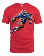 Florida Gators Football T-Shirt Dynamic Running - red t-shirt on white background