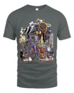 Magic Emporium T-Shirt, Fantasy Role Playing Game Tee - gray t-shirt on white background