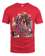 Magic Emporium T-Shirt, Fantasy Role Playing Game Tee - red t-shirt on white background