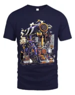 Magic Emporium T-Shirt, Fantasy Role Playing Game Tee - navy t-shirt on white background