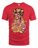 Party Monster Premium T-Shirt, Funny Zombie Cocktail Tee - red t-shirt on white background