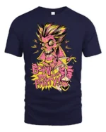 Party Monster Premium T-Shirt, Funny Zombie Cocktail Tee - navy t-shirt on white background