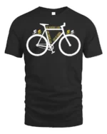 Go Where I Like Bike T-Shirt Life Is Good Cycling - black t-shirt on white background