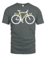 Go Where I Like Bike T-Shirt Life Is Good Cycling - gray t-shirt on white background