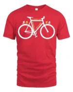 Go Where I Like Bike T-Shirt Life Is Good Cycling - red t-shirt on white background
