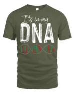 Itβs In My DNA Stock Trading T-Shirt Soft Cotton Tee - military green t-shirt on white background