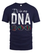 Itβs In My DNA Stock Trading T-Shirt Soft Cotton Tee - navy t-shirt on white background