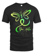 Tomorrow Needs You Semicolon Mental Health T-Shirt - black t-shirt on white background