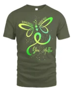 Tomorrow Needs You Semicolon Mental Health T-Shirt - military green t-shirt on white background