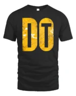 Just Do It Inspired Motivational Bold Typography Graphic T Shirt - black t-shirt on white background