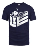Product - navy t-shirt on white background