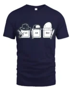 Ctrl Alt Del Funny Keyboard Crime Humor Graphic T Shirt - navy t-shirt on white background