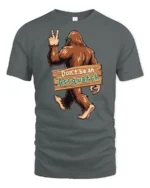 Dont Be An Assquatch Funny Bigfoot Graphic T Shirt Humor Style Tee - gray t-shirt on white background