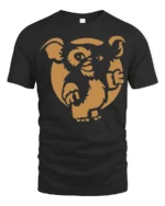 Retro Cute Gremlin Style Cartoon Creature Funny Graphic T Shirt - black t-shirt on white background