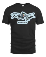 No Mercy UNO Reverse Card Funny Meme Game T Shirt - black t-shirt on white background