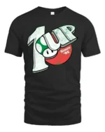 Level Up Since 85 Retro Gaming Mushroom Graphic T Shirt - black t-shirt on white background