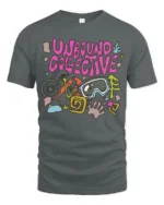 Unbound Collective Adventure Graphic Tee Outdoor Fun Tshirt - gray t-shirt on white background