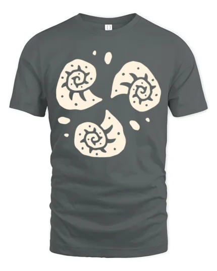 Abstract Spiral Sun Symbols Boho Minimal Art Graphic Tee Cool Tshirt - gray t-shirt on white background