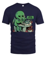 Funny Cthulhu This Call Could Have Been An Email Tshirt - navy t-shirt on white background