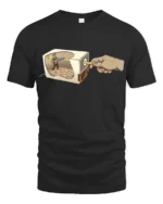 Aesthetic Pencil Sharpener Lumberjack Chainsaw Premium Tee - black t-shirt on white background