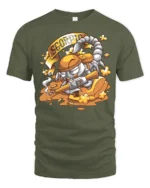 Tactical Scorpio Military Grade Sniper Astrology Graphic Tee - military green t-shirt on white background