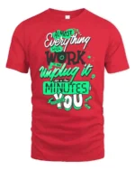Inspiring Unplug It Almost Everything Will Work Graphic Tee - red t-shirt on white background