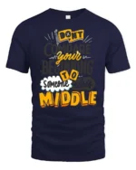 Awesome Don’t Compare Your Beginning To Someone Middle Tee - navy t-shirt on white background